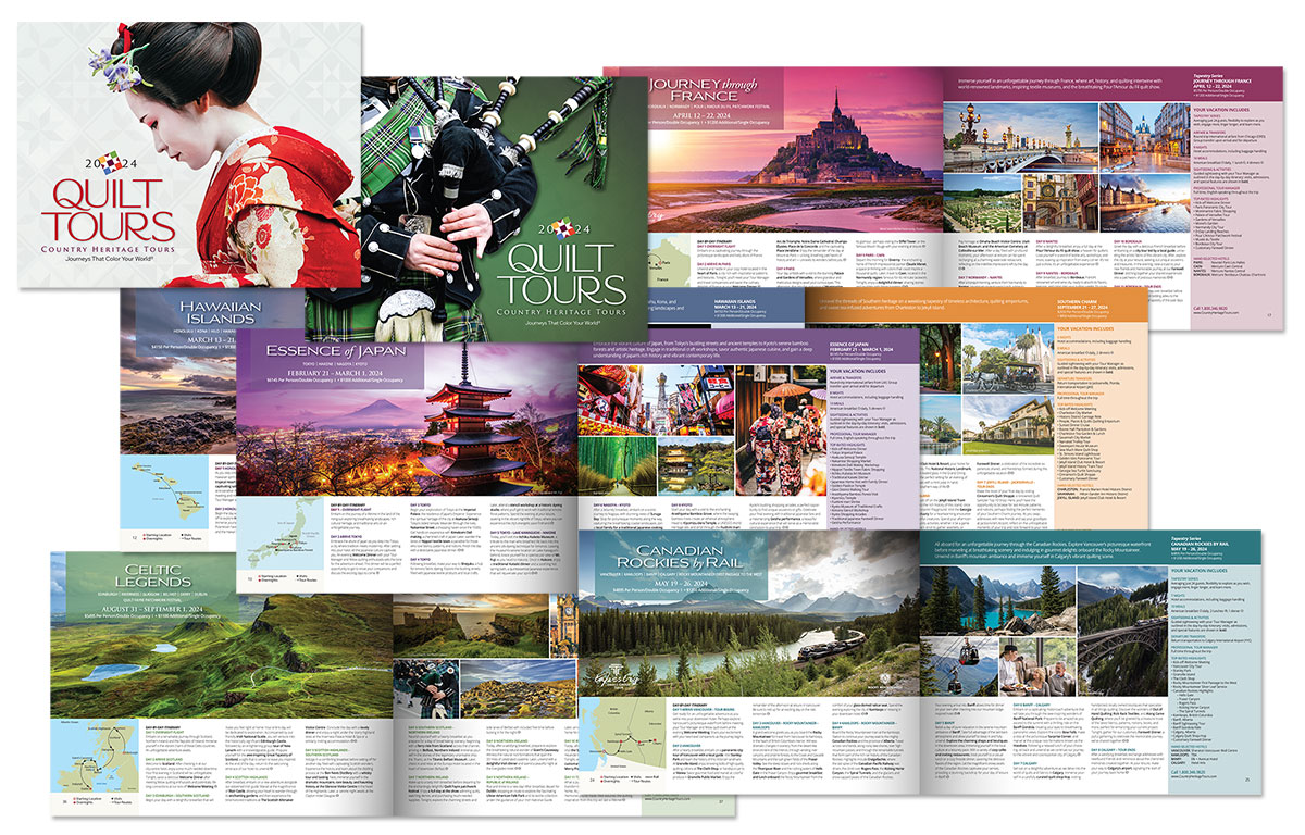 Country Heritage Tours 2024 Catalog Grinley Creative